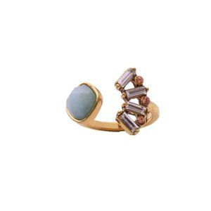 Stone + Crystal Wrap Around Ring